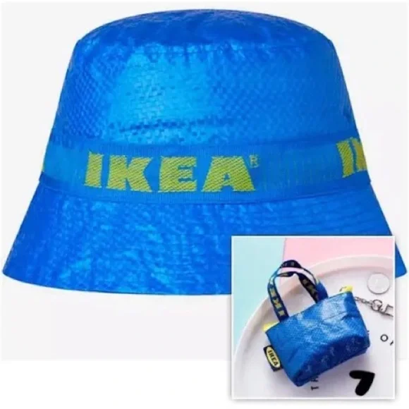 IKEA Bright Blue Bucket Hat - Picture 1 of 9